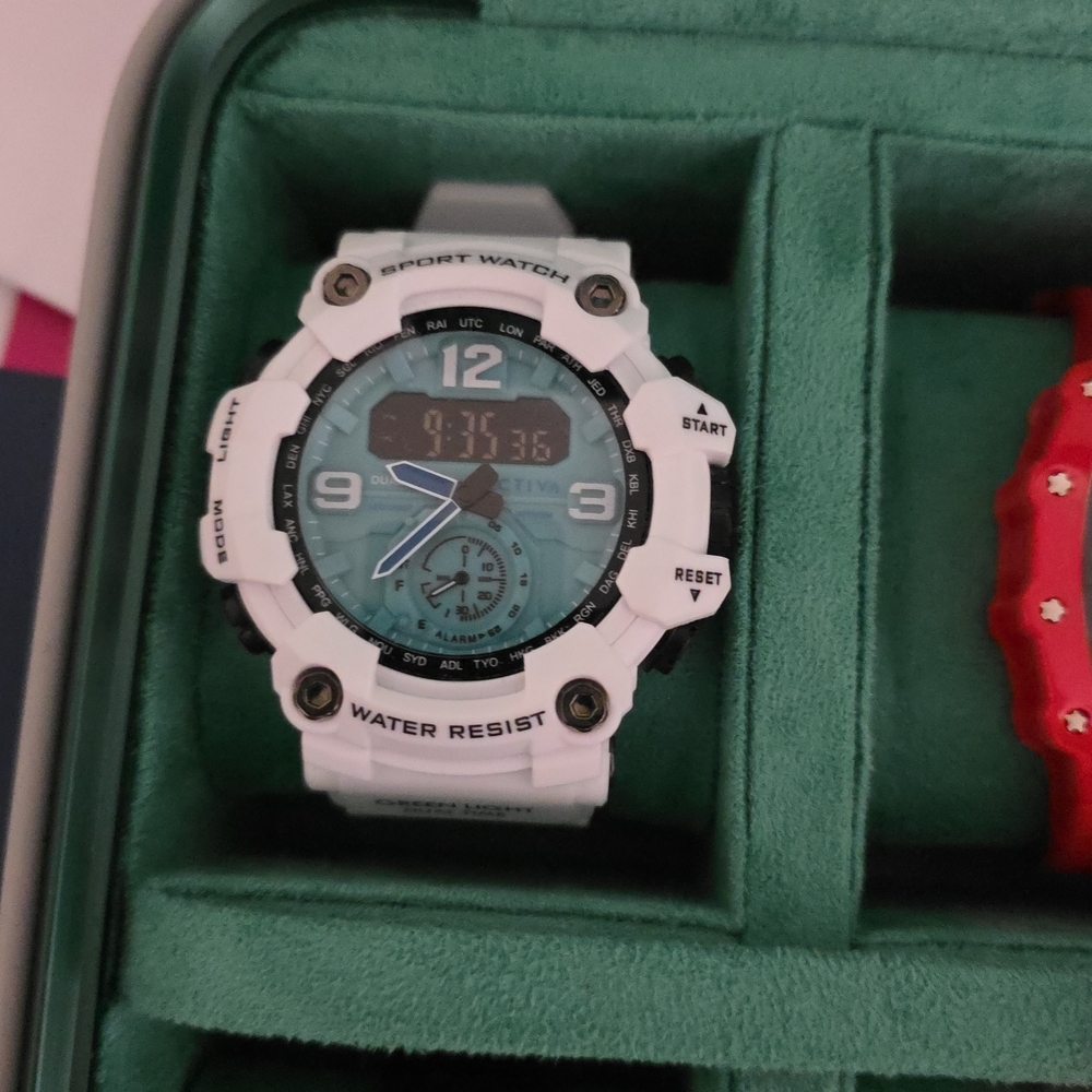 Invicta White and Blue Sport Watch